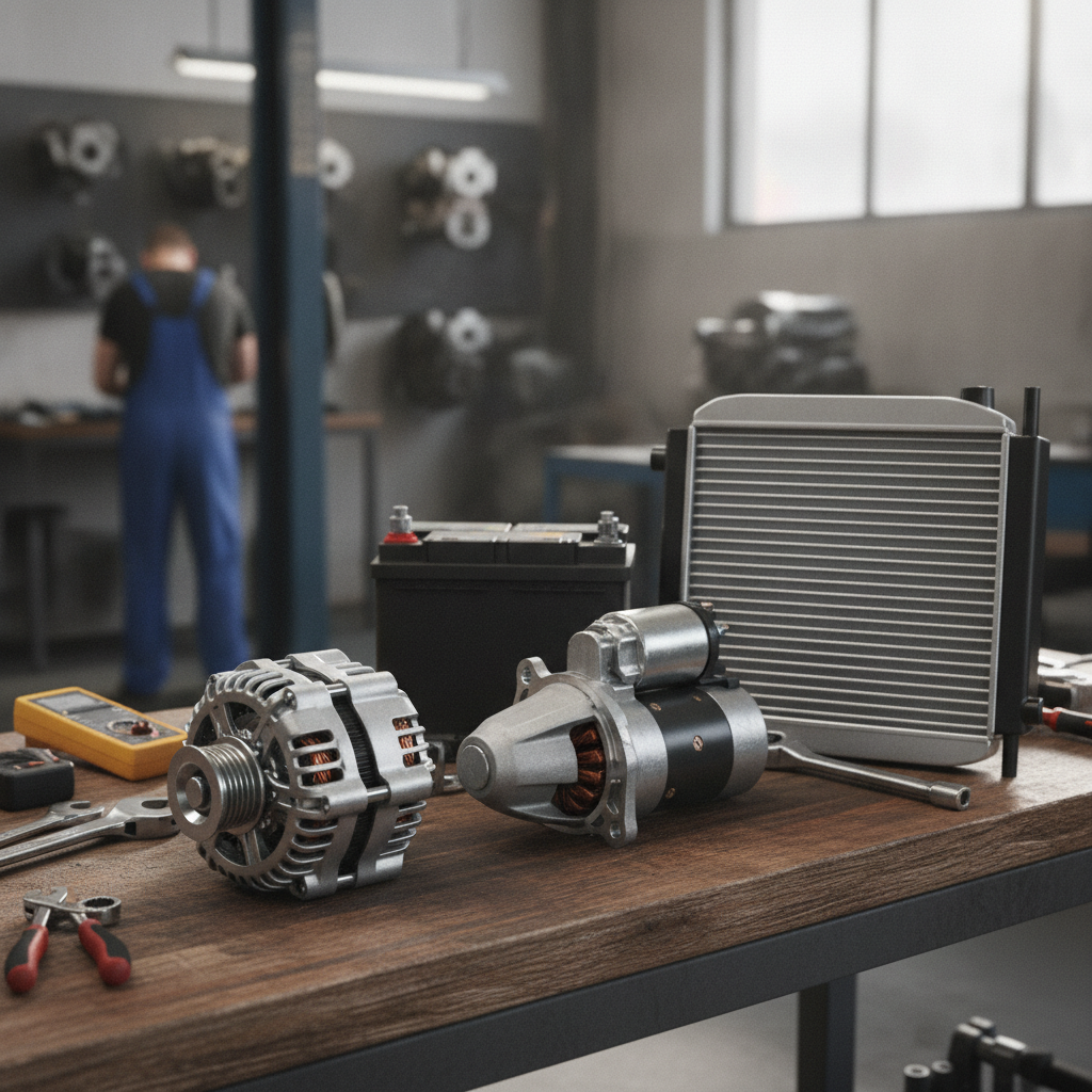 Alternator, Starter, Battery and Radiator Services
